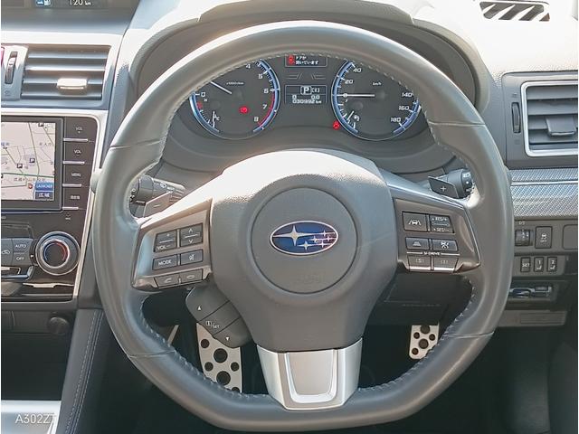 レヴォーグ １．６ＧＴ－Ｓアイサイト　１オナ　アイサイト　クルコン　純正ナビ　フルセグ　Ｂカメ　Ｂｌｕｅｔｏｏｔｈ　ＵＳＢ　ＥＴＣ　シートヒーター　レザーシート　電動シート　ＬＥＤヘッド　前後フォグ　スマートキー　ＰＵＳＨスタ　純正アルミ（19枚目）