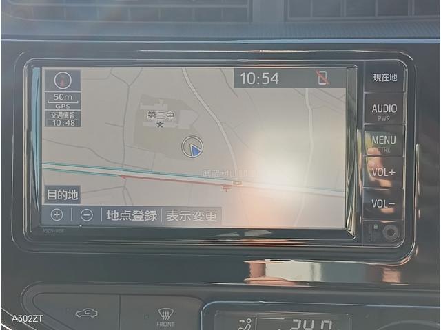 アクア Ｓスタイルブラック　障害物センサー　純正ナビ　バックカメラ　Ｂｌｕｅｔｏｏｔｈ　ＥＴＣ　オートライト　スマートキー　ＰＵＳＨスタート　禁煙車　プリクラッシュセーフティー　レーンディパーチャーアラー（3枚目）