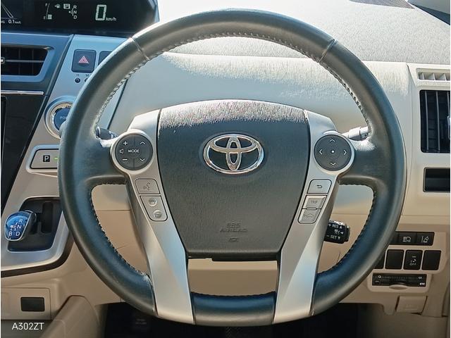 プリウスアルファ Ｇ　禁煙車　純正ナビ　フルセグ　Ｂｌｕｅｔｏｏｔｈ　Ｂカメ　ＣＤ　ＤＶＤ　ＥＴＣ　ＬＥＤヘッド　前フォグ　クルーズコントロール　車線逸脱警告　衝突軽減ブレーキ　スマートキー　ＰＵＳＨスタ－ト　純正アルミ（20枚目）
