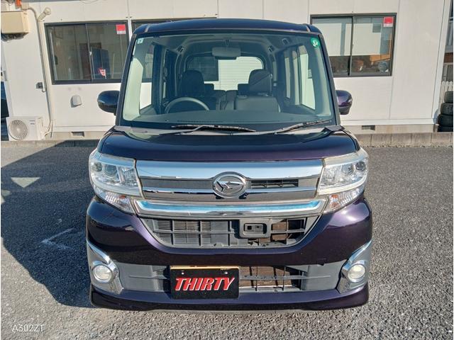 タント カスタムRS SA スマートアシスト 両側パワースライドドア ターボ スマートキー 純正ナビ ミラクルオープンドア CD/DVD再生 Bluetooth 禁煙車 衝突回避支援ブレーキ 衝突警告機能 誤発信抑制制御(5枚目)