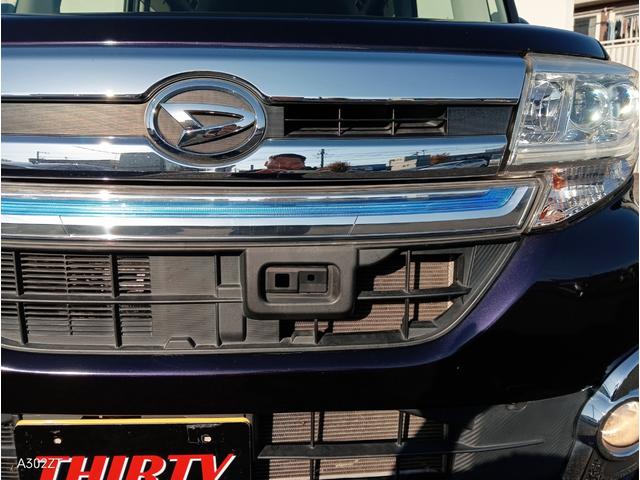 タント カスタムRS SA スマートアシスト 両側パワースライドドア ターボ スマートキー 純正ナビ ミラクルオープンドア CD/DVD再生 Bluetooth 禁煙車 衝突回避支援ブレーキ 衝突警告機能 誤発信抑制制御(35枚目)