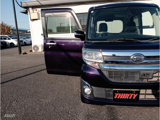 タント カスタムRS SA スマートアシスト 両側パワースライドドア ターボ スマートキー 純正ナビ ミラクルオープンドア CD/DVD再生 Bluetooth 禁煙車 衝突回避支援ブレーキ 衝突警告機能 誤発信抑制制御(57枚目)