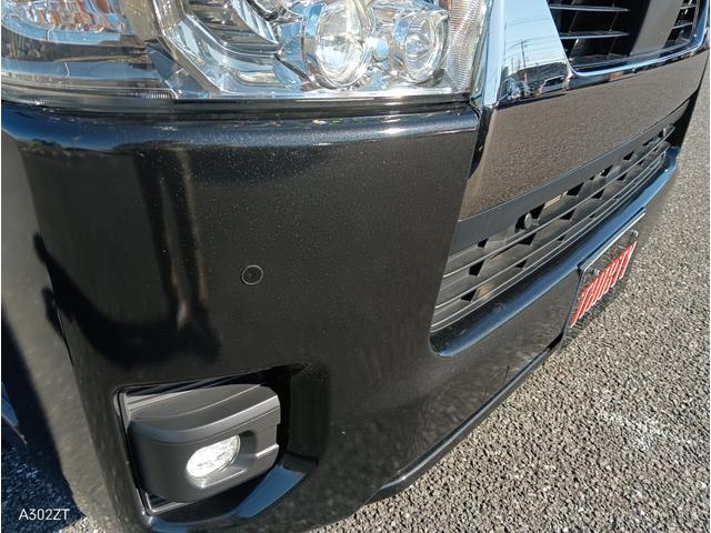 ハイエースバン スーパーＧＬ　ダークプライムＩＩ　トヨタセーフティーセンス　衝突軽減ブレーキ　車線逸脱警告　クリアランスソナー　バックカメラ　ＬＥＤライト　フォグ　ＡＣ１００Ｖ　禁煙車　アルミホイール　スペアキー　ハーフレザーシート　ターボ（43枚目）
