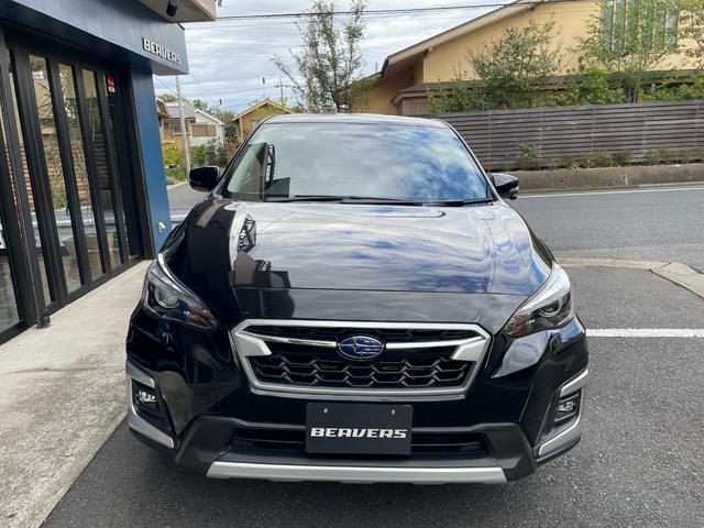 ＸＶ アドバンス　ワンオーナー　後期モデル　ブルーレザー　シートヒーター　パナソニック８インチビルトインナビ　バックカメラ　サイドカメラ　ＥＴＣ２．０　ドライブレコーダー　ブラインドスポット　ＡＶＨ　１８インチＡＷ（3枚目）