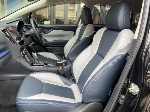 ＸＶ アドバンス　ワンオーナー　後期モデル　ブルーレザー　シートヒーター　パナソニック８インチビルトインナビ　バックカメラ　サイドカメラ　ＥＴＣ２．０　ドライブレコーダー　ブラインドスポット　ＡＶＨ　１８インチＡＷ（27枚目）