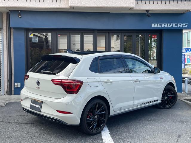 ポロＧＴＩ エディション２５　ワンオーナー　純正ナビ　バックカメラ　ＥＴＣ　ドライブレコーダー　ブラインドスポットモニター　アダプティブクルーズコントロール　２５周年記念モデル　専用レザーシート　シートヒーター　１８インチＡＷ（2枚目）