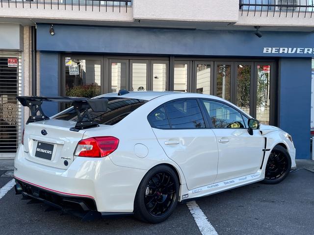 ＷＲＸ ＳＴＩ タイプＲＡ－Ｒ　ワンオーナー　５００台限定車　ＰＲＯＶＡカスタム　ＶＡＲＩＳカーボンボンネット／エアロ／ＧＴウィング　フジツボチタンマフラー　レカロＲＳ－Ｇ　オーリンズ車高調　ブレンボキャリパー　ＢＢＳ１８ＡＷ（2枚目）