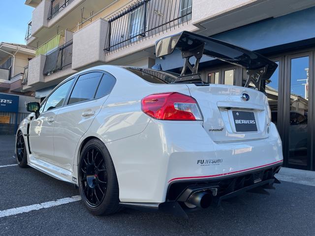 ＷＲＸ ＳＴＩ タイプＲＡ－Ｒ　ワンオーナー　５００台限定車　ＰＲＯＶＡカスタム　ＶＡＲＩＳカーボンボンネット／エアロ／ＧＴウィング　フジツボチタンマフラー　レカロＲＳ－Ｇ　オーリンズ車高調　ブレンボキャリパー　ＢＢＳ１８ＡＷ（36枚目）