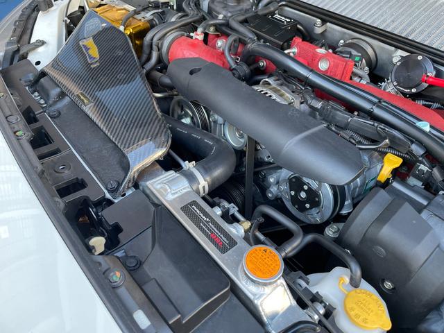 ＷＲＸ ＳＴＩ タイプＲＡ－Ｒ　ワンオーナー　５００台限定車　ＰＲＯＶＡカスタム　ＶＡＲＩＳカーボンボンネット／エアロ／ＧＴウィング　フジツボチタンマフラー　レカロＲＳ－Ｇ　オーリンズ車高調　ブレンボキャリパー　ＢＢＳ１８ＡＷ（76枚目）