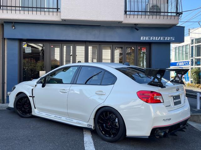 ＷＲＸ ＳＴＩ タイプＲＡ－Ｒ　ワンオーナー　５００台限定車　ＰＲＯＶＡカスタム　ＶＡＲＩＳカーボンボンネット／エアロ／ＧＴウィング　フジツボチタンマフラー　レカロＲＳ－Ｇ　オーリンズ車高調　ブレンボキャリパー　ＢＢＳ１８ＡＷ（79枚目）