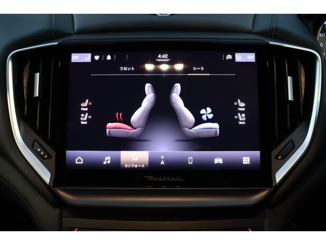 ギブリ モデナ ワンオーナー ツーリングP フル・プレミアムレザー(ネロ) B&Wサウンド 前後シートヒーター Fシートベンチレーション ハイグロスカーボントリム ガラスSR レッドキャリパー・21AW(ティターノ)(34枚目)