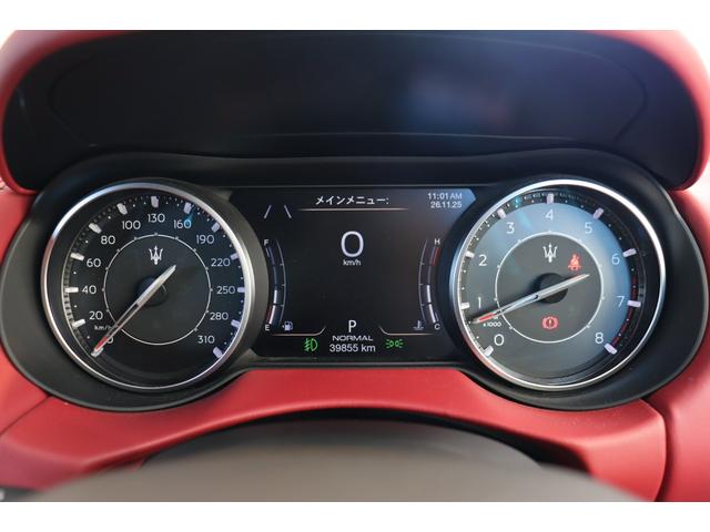 レヴァンテ モデナ　ワンオーナー・フル・プレミアムレザー（ロッソ）・ヘッドレスト・トライデントステッチ　イージーエントリーシステム・ハーマンＫ・キックセンサー　パノラマＳＲ　レッド・キャリパー　２１ＡＷ（アンテオ）（46枚目）