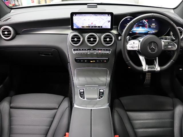 GLC GLC43 4マチッククーペ 後期 レザーEXC レーダーSP 黒革シート パノラマSR ナビTV ブルメスターS ヘッドアップD LEDヘッドライト 自働Rゲート フットオープナー AMGエアロ&20AW 2年保証(2枚目)