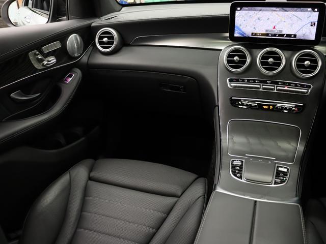 GLC GLC43 4マチッククーペ 後期 レザーEXC レーダーSP 黒革シート パノラマSR ナビTV ブルメスターS ヘッドアップD LEDヘッドライト 自働Rゲート フットオープナー AMGエアロ&20AW 2年保証(25枚目)