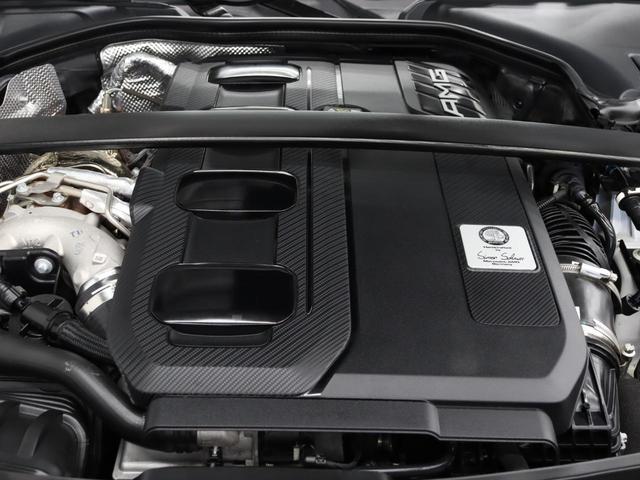 Cクラス C43 4マチック 現行 RSP 赤/黒革 パノラマSR 純正ナビ TV ブルメスターS Carplay LEDハイパフォ AMGリアルパフォーマンスサウンド AMG強化ブレーキ AMGエアロ&19インチAW 2年保証(7枚目)