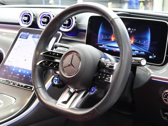 Cクラス C43 4マチック 現行 RSP 赤/黒革 パノラマSR 純正ナビ TV ブルメスターS Carplay LEDハイパフォ AMGリアルパフォーマンスサウンド AMG強化ブレーキ AMGエアロ&19インチAW 2年保証(29枚目)