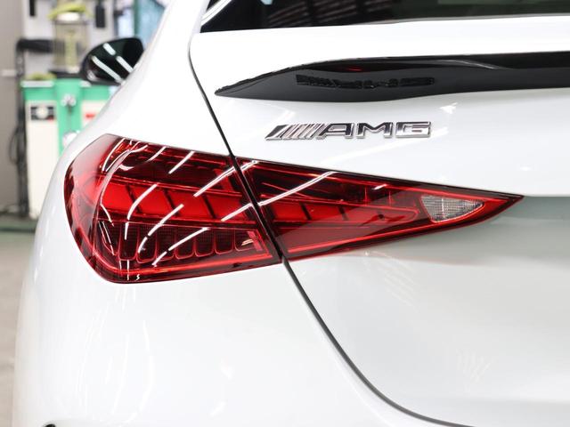Cクラス C43 4マチック 現行 RSP 赤/黒革 パノラマSR 純正ナビ TV ブルメスターS Carplay LEDハイパフォ AMGリアルパフォーマンスサウンド AMG強化ブレーキ AMGエアロ&19インチAW 2年保証(39枚目)