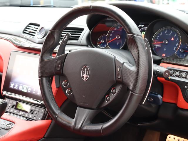 グラントゥーリズモ スポーツ　１オナ　後期　スポーツＰＫＧ　赤革　純正ＳＤナビ　ｈａｒｍａｎ／ｋａｒｄｏｎ　ＢＴ　トライデントステッチ　レッドキャリパー　ＭＣスポーツラインカーボントリム　ＥＴＣ　ＰＴＳ　純正２０ＡＷ　２年保証（30枚目）