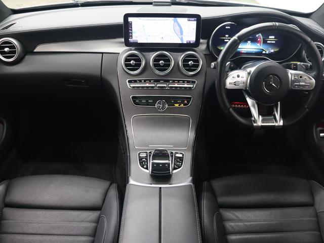 Cクラス C43 4マチッククーペ レーダーSP 黒革 ヒーター パノラマSR ナビTV ブルメS Carplay Bカメ HUD LEDヘッドライト 自動Rゲート AMGスタイリング AMGエグゾースト AMG19インチAW 2年保証(2枚目)