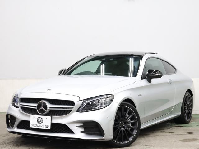 Cクラス C43 4マチッククーペ レーダーSP 黒革 ヒーター パノラマSR ナビTV ブルメS Carplay Bカメ HUD LEDヘッドライト 自動Rゲート AMGスタイリング AMGエグゾースト AMG19インチAW 2年保証(16枚目)