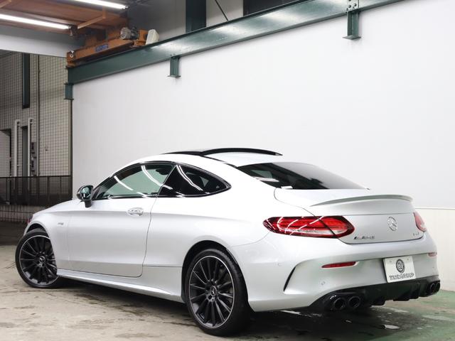 Cクラス C43 4マチッククーペ レーダーSP 黒革 ヒーター パノラマSR ナビTV ブルメS Carplay Bカメ HUD LEDヘッドライト 自動Rゲート AMGスタイリング AMGエグゾースト AMG19インチAW 2年保証(17枚目)