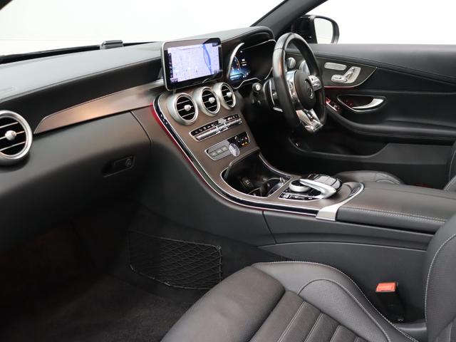 Cクラス C43 4マチッククーペ レーダーSP 黒革 ヒーター パノラマSR ナビTV ブルメS Carplay Bカメ HUD LEDヘッドライト 自動Rゲート AMGスタイリング AMGエグゾースト AMG19インチAW 2年保証(18枚目)