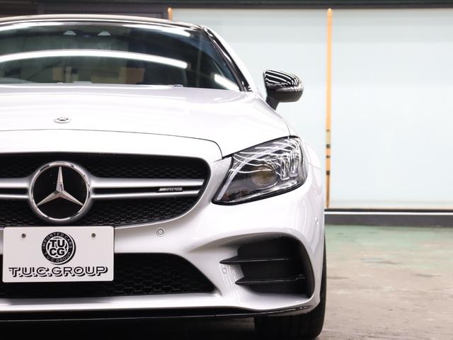 Cクラス C43 4マチッククーペ レーダーSP 黒革 ヒーター パノラマSR ナビTV ブルメS Carplay Bカメ HUD LEDヘッドライト 自動Rゲート AMGスタイリング AMGエグゾースト AMG19インチAW 2年保証(33枚目)