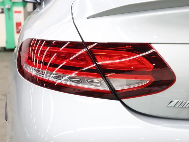 Cクラス C43 4マチッククーペ レーダーSP 黒革 ヒーター パノラマSR ナビTV ブルメS Carplay Bカメ HUD LEDヘッドライト 自動Rゲート AMGスタイリング AMGエグゾースト AMG19インチAW 2年保証(39枚目)