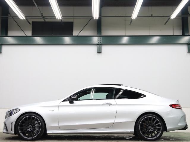 Cクラス C43 4マチッククーペ レーダーSP 黒革 ヒーター パノラマSR ナビTV ブルメS Carplay Bカメ HUD LEDヘッドライト 自動Rゲート AMGスタイリング AMGエグゾースト AMG19インチAW 2年保証(43枚目)