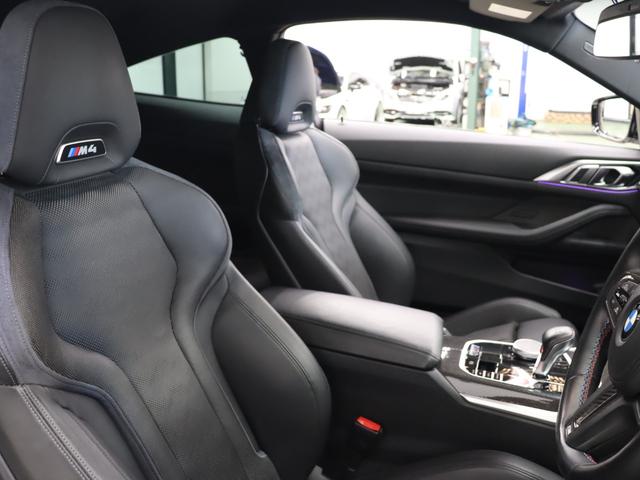 M4 M4クーペ コンペティション M xDrive 現行 パーキング&ドライブングA 黒革 ベンチレーター 純正ナビTV harman/kardon 360カメラ カーボンインテリア Mブレーキシステム Mエアロ M19&20インチAW 2年保証付(24枚目)