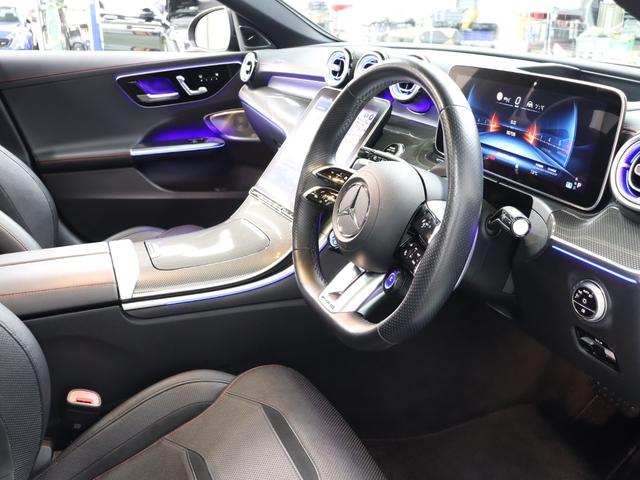 Ｃクラスステーションワゴン Ｃ４３　４マチック　１オナ　黒革　ベンチレーター　パノラマＳＲ　純正ナビ　フルセグ　ブルメスターＳ　ＨＵＤ　３６０カメラ　ＡＭＧサスペンション　ＡＭＧリアルパフォーマンスサウンド　ＡＭＧエアロ＆１９インチＡＷ　２年保証付（6枚目）