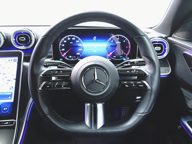 Cクラス C220 d アバンギャルド リアアクスルステアリング AMGライン ベーシックパッケージ Bluetooth接続 ETC LEDヘッドライト TV アイドリングストップ クルーズコントロール コネクテッド機能 サイドカメラ シートヒーター トランクスルー(13枚目)