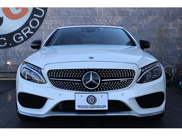 Ｃ４３　４マチック　カブリオレ　ＲＳＰ　ダークレッドソフトトップ　クランベリーレッド革　シートヒーター　エアスカーフ　エアキャップ　ナビＴＶ　Ｂモニター　ブルメスターＳ　ＨＵＤ　ＬＥＤヘッド　キーレスＧＯ　ＡＭＧ１９ＡＷ　２年保証(20枚目)