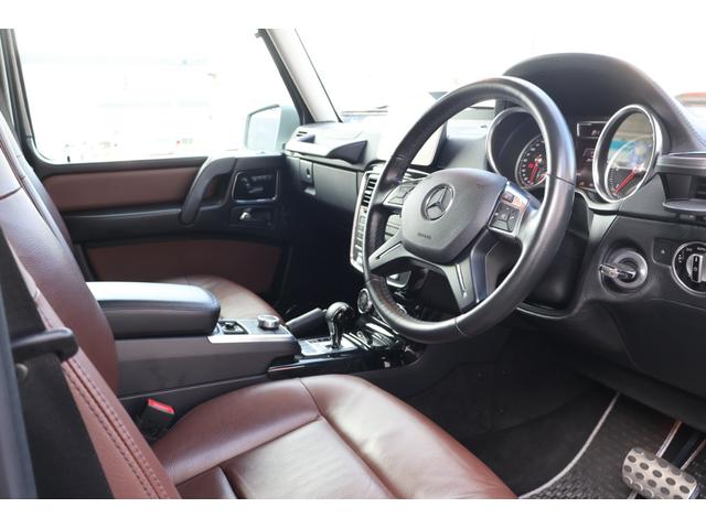 Gクラス G350d ディストロニックプラス ラグジュアリーP SR 茶革シート シートH 8インチナビTV AppleCarPlay Bモニター ハーマンK キセノン フロントランナーRラック AMG20AW 2年保証(27枚目)