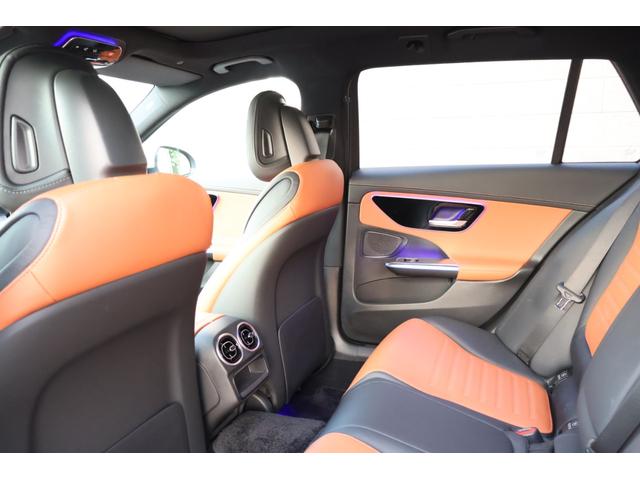 Cクラスステーションワゴン C200ステーションワゴンアバンギャルドAMGライP 1オーナー レーダーP レザーエクスクルーシブP ベーシックP パノラマSR シエナブラウン革 シートヒーター MBUX ARナビTV 電動Rゲート 360度カメラ HUD AMG18AW 2年保証(24枚目)