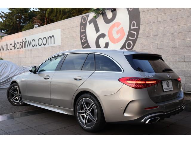 Cクラスステーションワゴン C200ステーションワゴンアバンギャルドAMGライP 1オーナー レーダーP レザーエクスクルーシブP ベーシックP パノラマSR シエナブラウン革 シートヒーター MBUX ARナビTV 電動Rゲート 360度カメラ HUD AMG18AW 2年保証(28枚目)