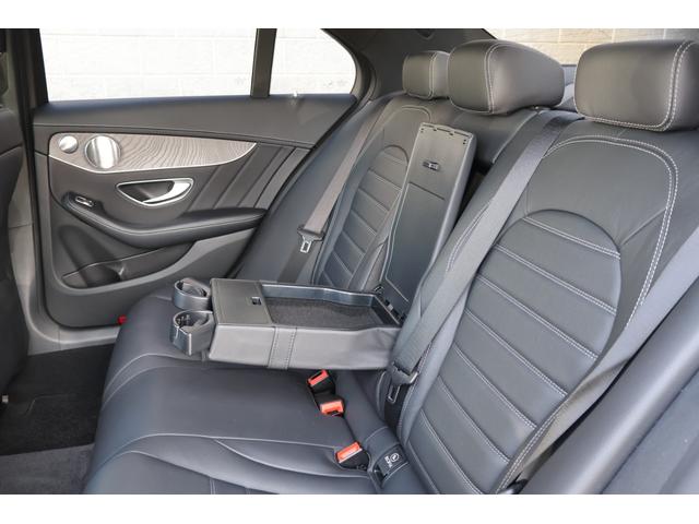 Cクラス C43 4マチック 後期 レーダーP ナイトP エアバランスP パノラマSR ブラック革シート シートH ナビTV AppleCarPlay ブルメスター フットトランクOP HUD KW車高調 AMG19AW 2年保証(8枚目)