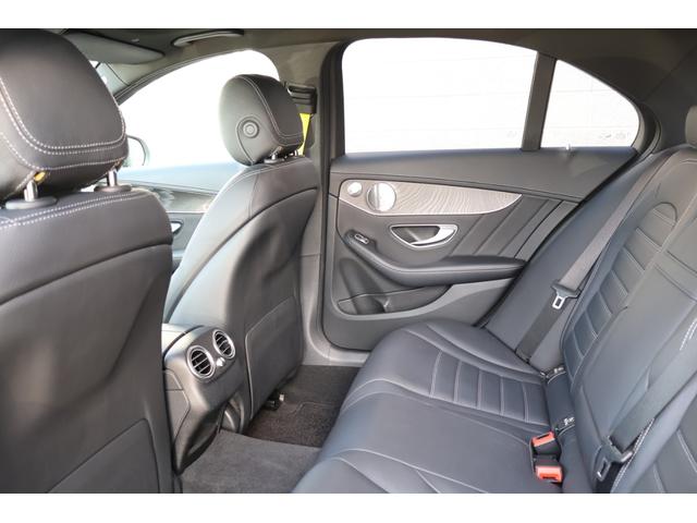 Cクラス C43 4マチック 後期 レーダーP ナイトP エアバランスP パノラマSR ブラック革シート シートH ナビTV AppleCarPlay ブルメスター フットトランクOP HUD KW車高調 AMG19AW 2年保証(24枚目)