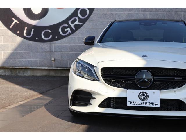 Cクラス C43 4マチック 後期 レーダーP ナイトP エアバランスP パノラマSR ブラック革シート シートH ナビTV AppleCarPlay ブルメスター フットトランクOP HUD KW車高調 AMG19AW 2年保証(25枚目)