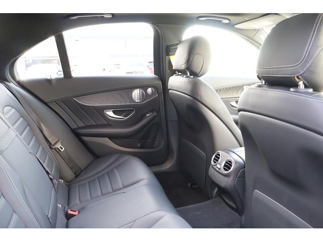Cクラス C43 4マチック 後期 レーダーP ナイトP エアバランスP パノラマSR ブラック革シート シートH ナビTV AppleCarPlay ブルメスター フットトランクOP HUD KW車高調 AMG19AW 2年保証(29枚目)