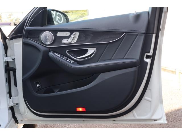 Cクラス C43 4マチック 後期 レーダーP ナイトP エアバランスP パノラマSR ブラック革シート シートH ナビTV AppleCarPlay ブルメスター フットトランクOP HUD KW車高調 AMG19AW 2年保証(33枚目)