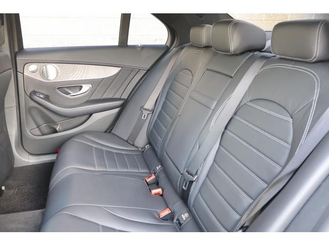 Cクラス C43 4マチック 後期 レーダーP ナイトP エアバランスP パノラマSR ブラック革シート シートH ナビTV AppleCarPlay ブルメスター フットトランクOP HUD KW車高調 AMG19AW 2年保証(38枚目)