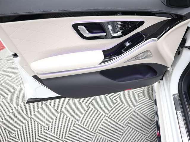 Sクラス S580 4マチック ISG搭載モデル MP202202 ワンオーナー  ユーザー買取車 白革  レーダーセーフティ ブルメスタサウンド アンビエントライト ベンチレーション ヘッドアップディスプレイ ドラレコ 右ハンドル(16枚目)