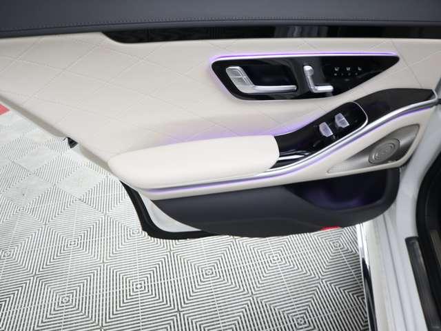 Sクラス S580 4マチック ISG搭載モデル MP202202 ワンオーナー  ユーザー買取車 白革  レーダーセーフティ ブルメスタサウンド アンビエントライト ベンチレーション ヘッドアップディスプレイ ドラレコ 右ハンドル(24枚目)
