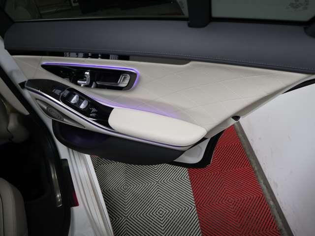 Sクラス S580 4マチック ISG搭載モデル MP202202 ワンオーナー  ユーザー買取車 白革  レーダーセーフティ ブルメスタサウンド アンビエントライト ベンチレーション ヘッドアップディスプレイ ドラレコ 右ハンドル(28枚目)