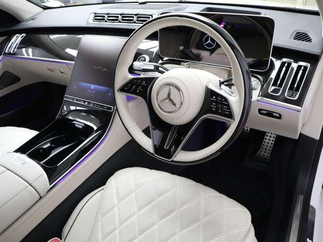 Sクラス S580 4マチック ISG搭載モデル MP202202 ワンオーナー  ユーザー買取車 白革  レーダーセーフティ ブルメスタサウンド アンビエントライト ベンチレーション ヘッドアップディスプレイ ドラレコ 右ハンドル(32枚目)