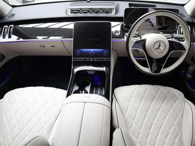 Sクラス S580 4マチック ISG搭載モデル MP202202 ワンオーナー  ユーザー買取車 白革  レーダーセーフティ ブルメスタサウンド アンビエントライト ベンチレーション ヘッドアップディスプレイ ドラレコ 右ハンドル(38枚目)