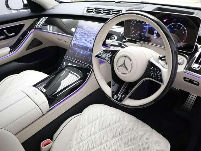 Sクラス S580 4マチック ISG搭載モデル MP202202 ワンオーナー  ユーザー買取車 白革  レーダーセーフティ ブルメスタサウンド アンビエントライト ベンチレーション ヘッドアップディスプレイ ドラレコ 右ハンドル(49枚目)