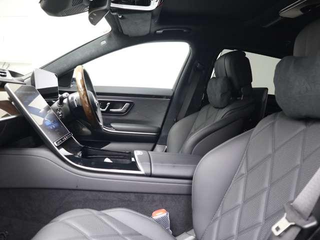Sクラス S580 4マチック ファーストクラスパッケージ 1オーナー 右H 21インチAW レーダーセーフティ 後席モニター 冷蔵庫 360°カメラ ベンチレーション アンビエント ドラレコ ブルメスタ ヘッドアップディスプレイ パフュームアトマイザー(18枚目)