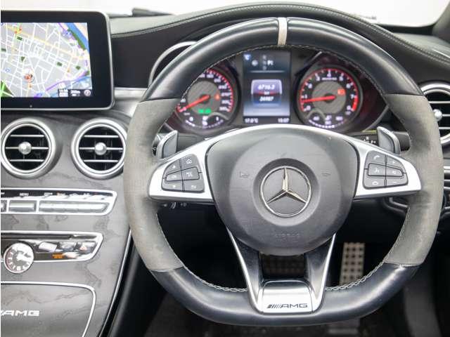 Cクラス C63 Sカブリオレ レーダーセーフティPKG エアバランスPKG Burmesterサウンド LEDインテリジェントライトシステム ブラックナッパレザーシート DINAMICAコンビハンドル シートヒーター ドラレコ E(47枚目)